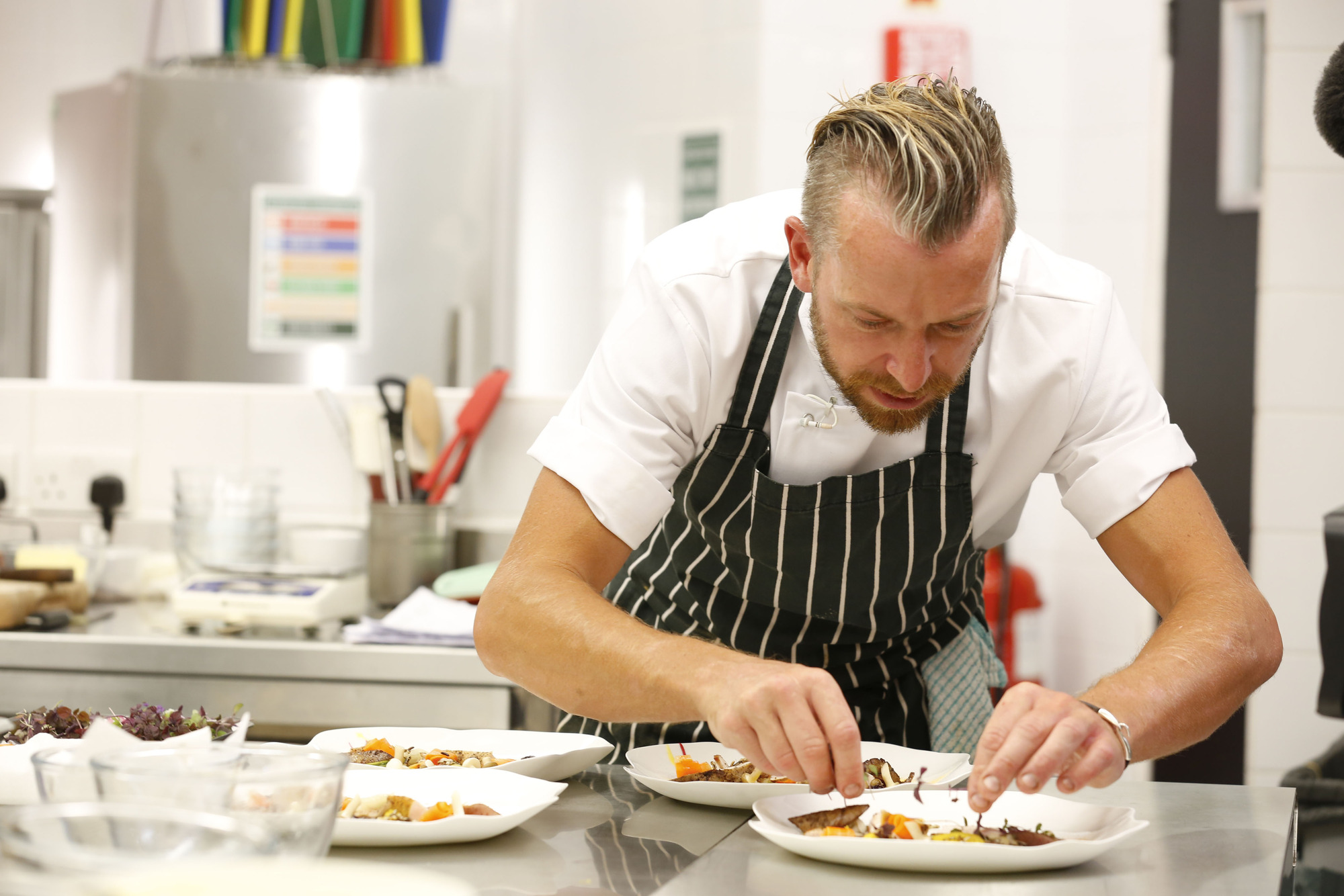 Great British Menu 2017 chefs Nick Brodie Wales heat